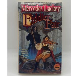Mercedes Lackey Fiddler Fair Paperback Book OS Multi Good Fantasy Baen 1998